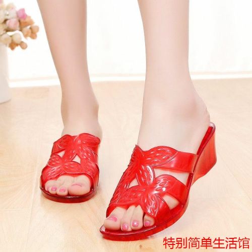 Sandales femme en plastique - semelle PVC Ref 2668389