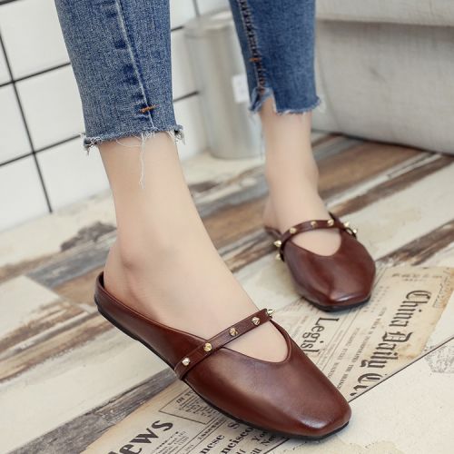 Sandales femme en PU - semelle caoutchouc Ref 2668465