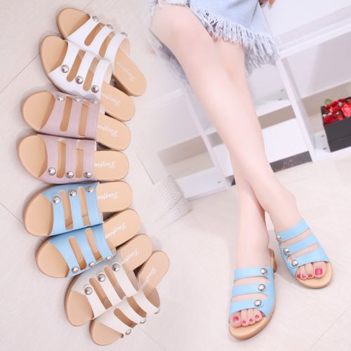 Sandales femme en PU - semelle TPR tendon Ref 2668523