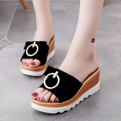 Sandales femme en tissu - semelle polyurethane Ref 2668546