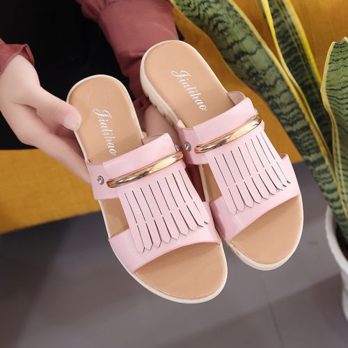 Sandales femme en PU - semelle caoutchouc Ref 2668583