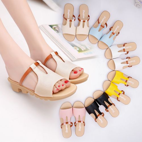 Sandales femme en PU - semelle TPR tendon Ref 2668629