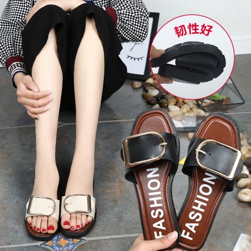 Sandales femme en PU - semelle caoutchouc Ref 2668638