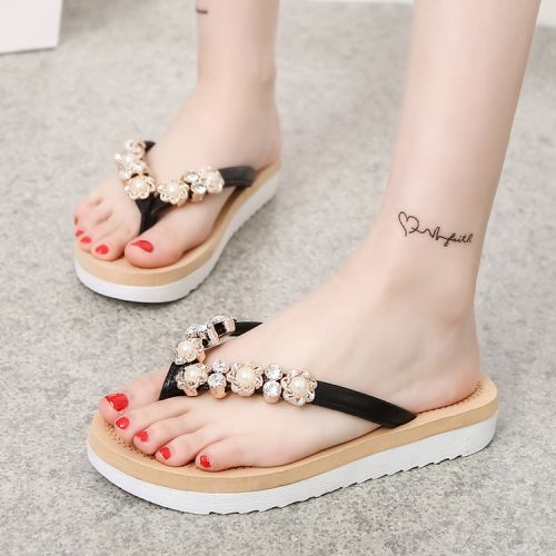 Sandales femme en PU - semelle caoutchouc Ref 2668667