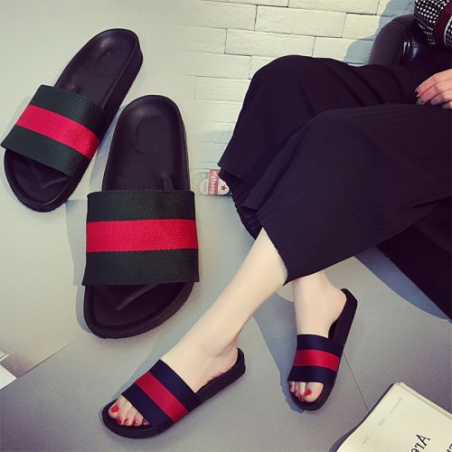 Sandales femme en tissu - semelle caoutchouc Ref 2668767