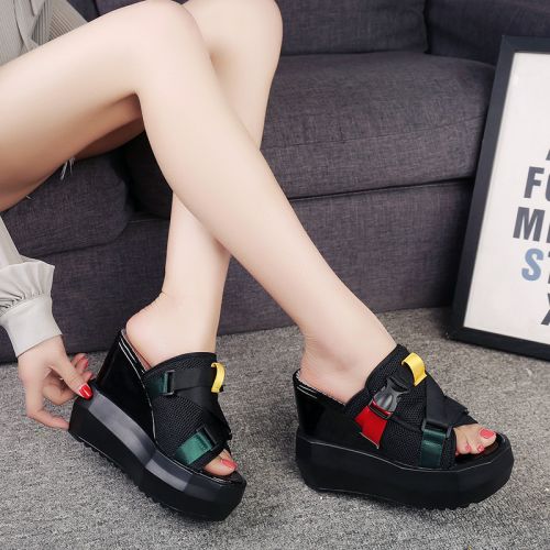 Sandales femme en engrener - semelle polyurethane Ref 2668816