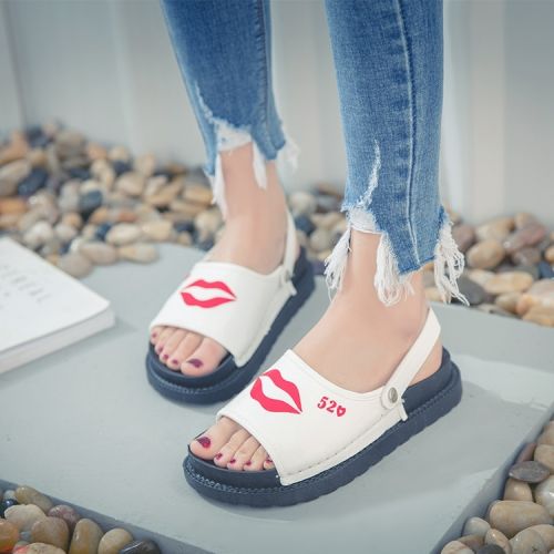 Sandales femme en PU - semelle caoutchouc Ref 2668847