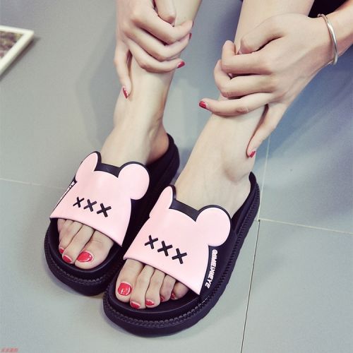 Sandales femme en PU - semelle caoutchouc Ref 2668857