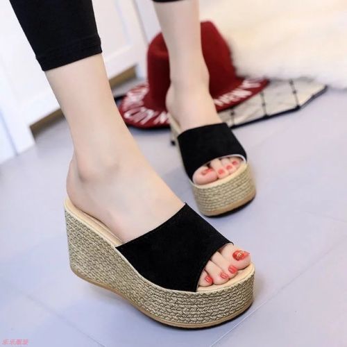 Sandales femme en tissu - semelle polyurethane Ref 2668868