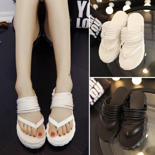 Sandales femme en PU - semelle caoutchouc Ref 2669056