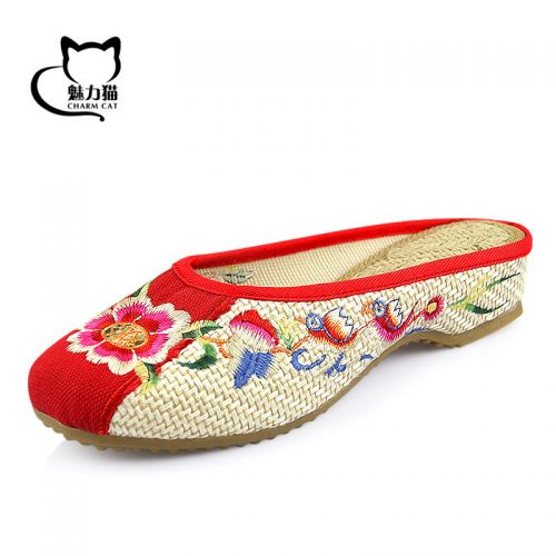 Sandales femme CHARM CAT en tissu - semelle TPR tendon Ref 2669175