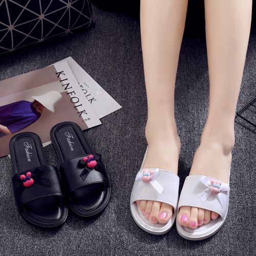 Sandales femme en Deux etages de peau porc - semelle PVC Ref 2669413