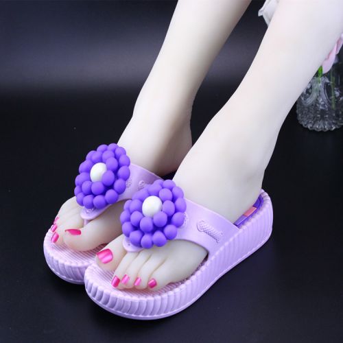 Sandales femme en plastique - semelle mousse de caoutchouc Ref 2669523