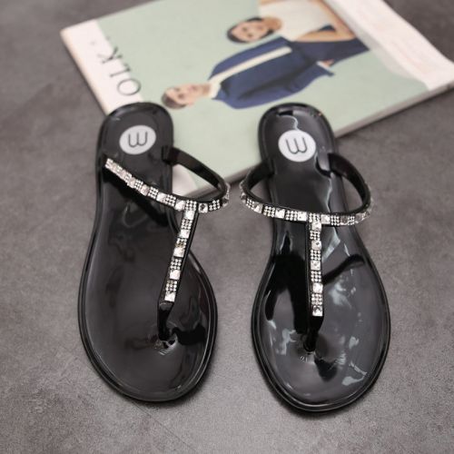 Sandales femme en PU - semelle caoutchouc Ref 2669777