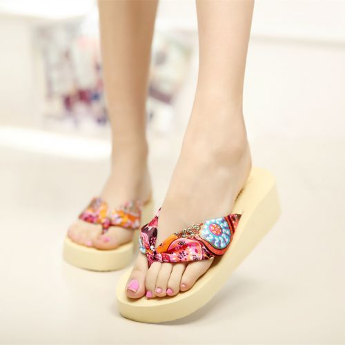 Sandales femme en tissu - semelle EVA Ref 2669900