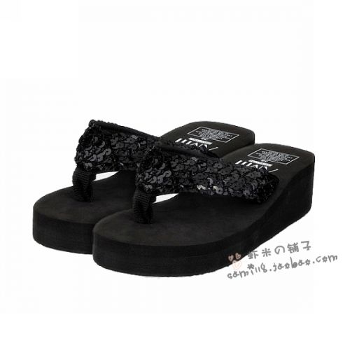 Sandales femme en tissu paillete - semelle Compose a la fin Ref 2669920