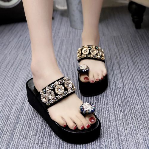 Sandales femme en PU - semelle caoutchouc Ref 2670044