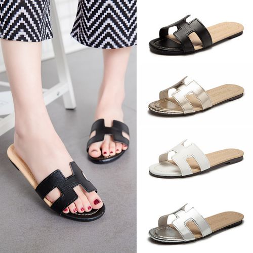 Sandales femme en PU - semelle caoutchouc Ref 2670185