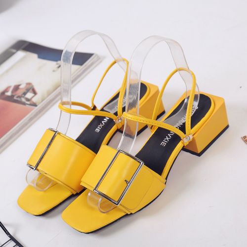 Sandales femme en PU - semelle caoutchouc Ref 2670254