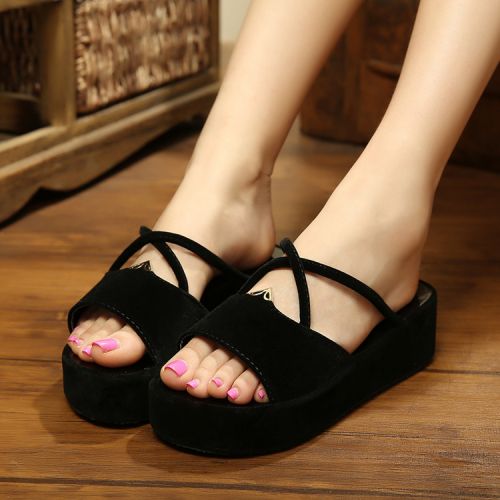 Sandales femme YIBOCNMO en PU - semelle plastique Ref 2670255