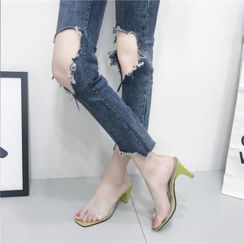 Sandales femme en PU - semelle caoutchouc Ref 2670289
