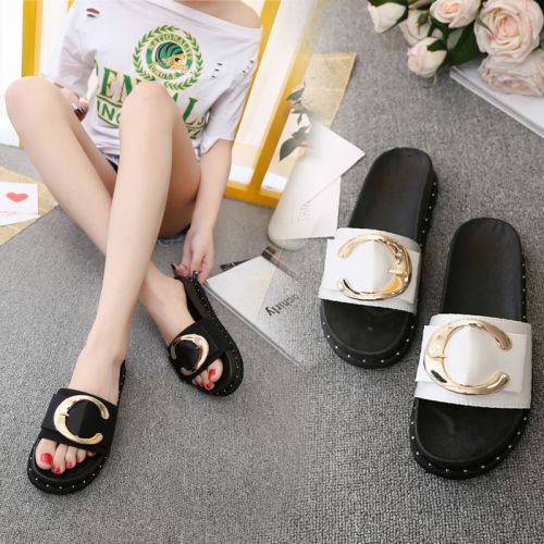 Sandales femme en PU - semelle caoutchouc Ref 2670403