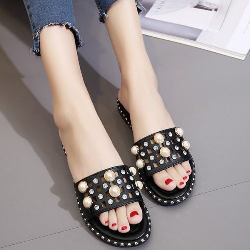 Sandales femme en PU - semelle caoutchouc Ref 2670421