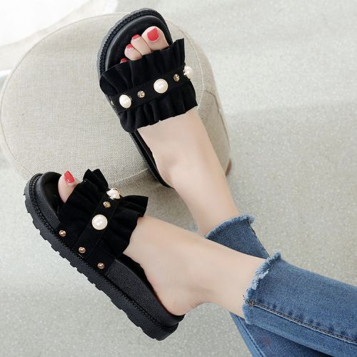 Sandales femme en PU - semelle caoutchouc Ref 2670429