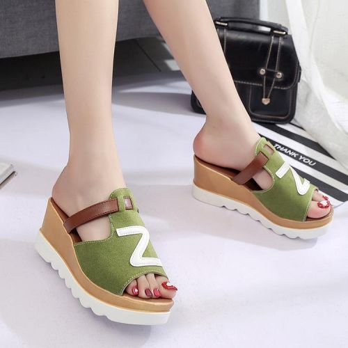 Sandales femme en PU - semelle caoutchouc Ref 2670432