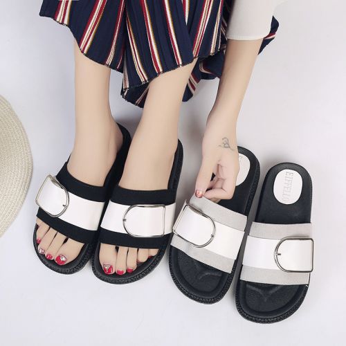 Sandales femme en PU - semelle plastique Ref 2670438