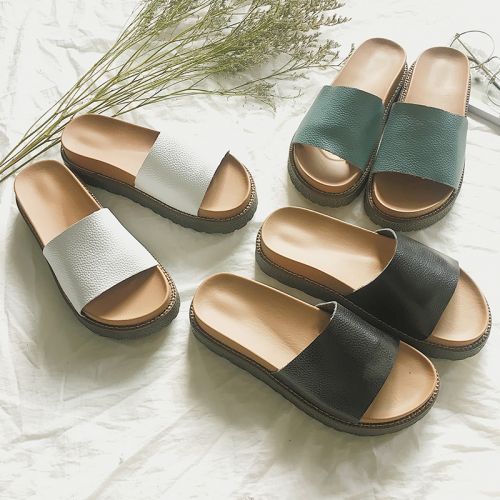 Sandales femme en couche de cuir premiere - Ref 2671793