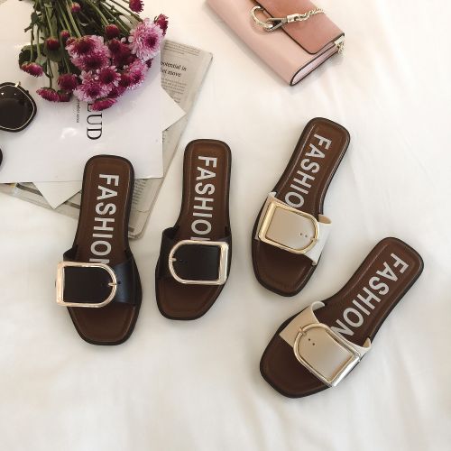 Sandales femme en Une variete de materiaux epissage - semelle plastique Ref 2671803