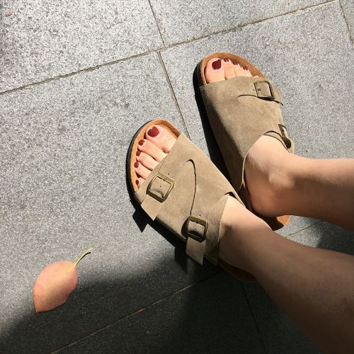 Sandales femme SINBOUNBOUN en Daim - semelle Compose a la fin Ref 2671889