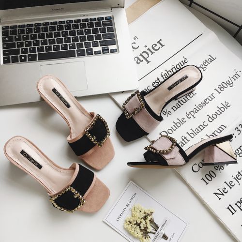 Sandales femme en Daim - Ref 2671899