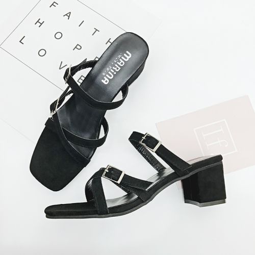 Sandales femme en Daim - Ref 2671918