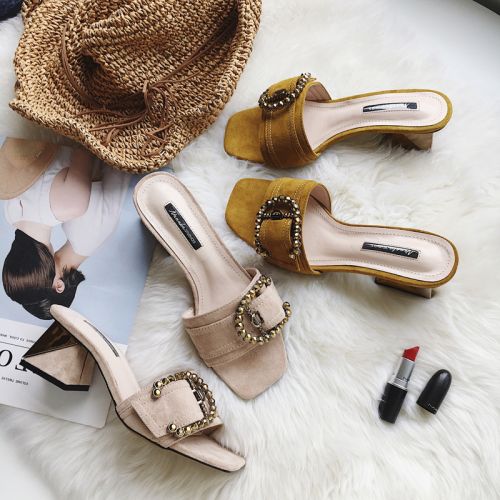 Sandales femme en Daim - Ref 2671921