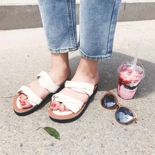 Sandales femme en PU - Ref 2671923