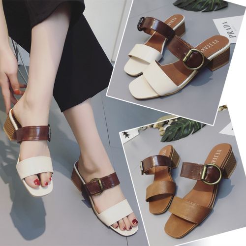 Sandales femme en PU - Ref 2671979