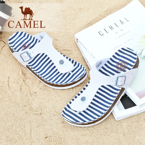 Sandales femme CAMEL en fibre superfine - semelle EVA Ref 2671993