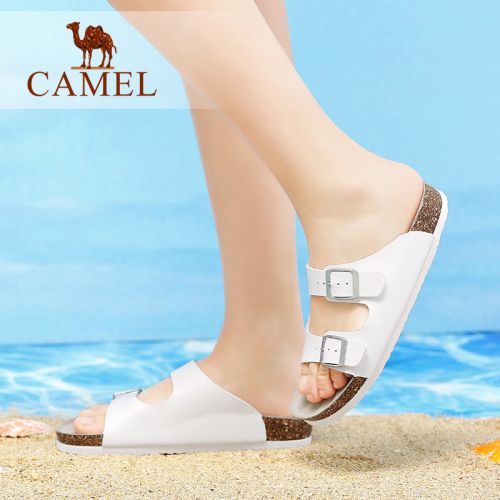 Sandales femme CAMEL en fibre superfine - semelle EVA Ref 2671996