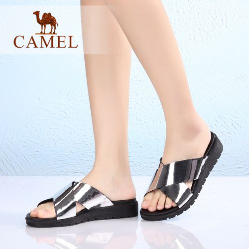 Sandales femme CAMEL en fibre superfine - Ref 2671999