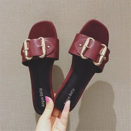 Sandales femme en PU - semelle caoutchouc Ref 2672048