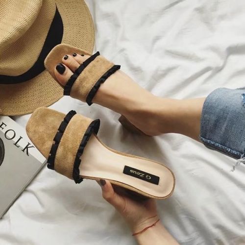 Sandales femme en PU - Ref 2672059