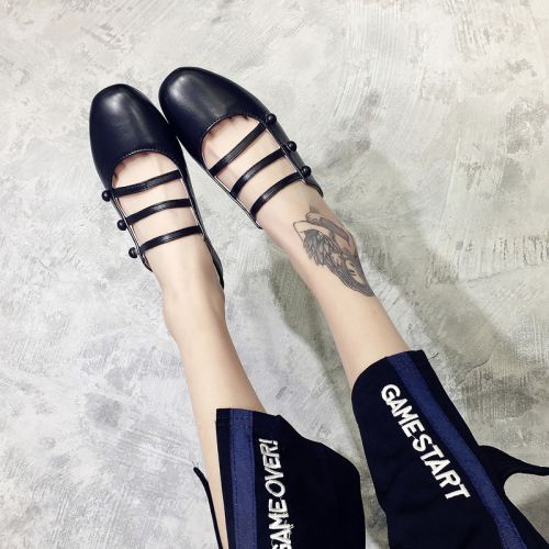 Sandales femme en PU - semelle caoutchouc Ref 2672072