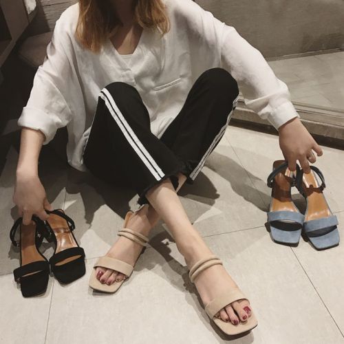 Sandales femme SONLARFU en PU - semelle caoutchouc Ref 2672169