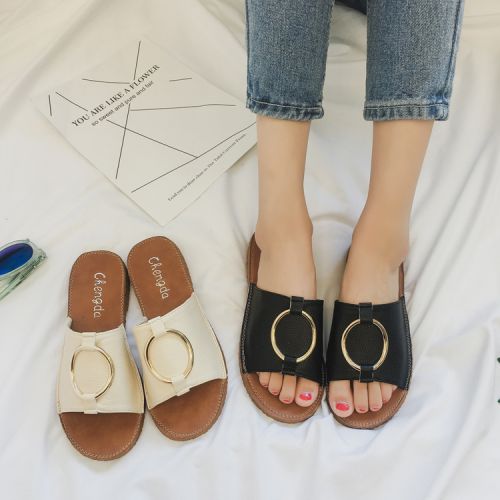 Sandales femme SONLARFU en PU - semelle TPR tendon Ref 2672187