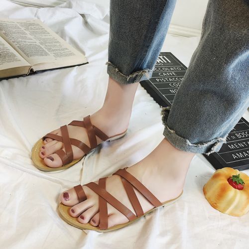 Sandales femme SONLARFU en PU - semelle caoutchouc Ref 2672192