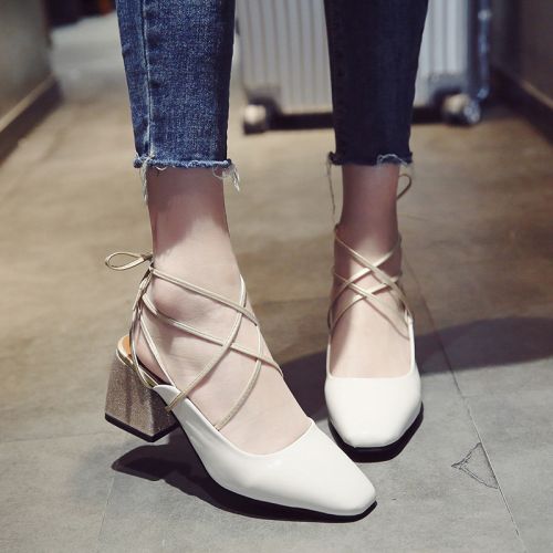 Sandales femme en PU - semelle caoutchouc Ref 2672224