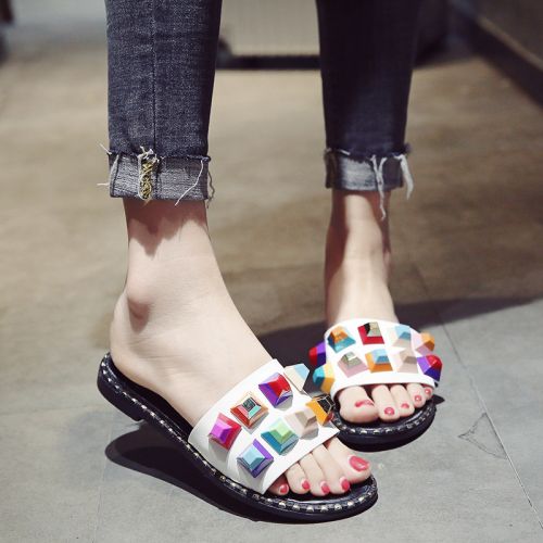 Sandales femme en PU - semelle caoutchouc Ref 2672227