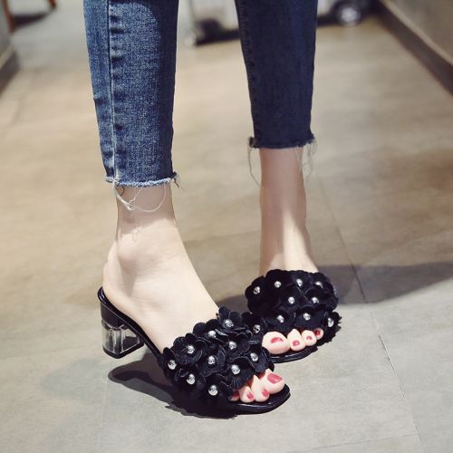 Sandales femme en PU - semelle caoutchouc Ref 2672229